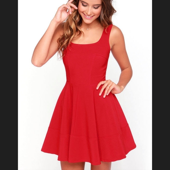 Lulu's.com red dress (new with tags) - Picture 2 of 2